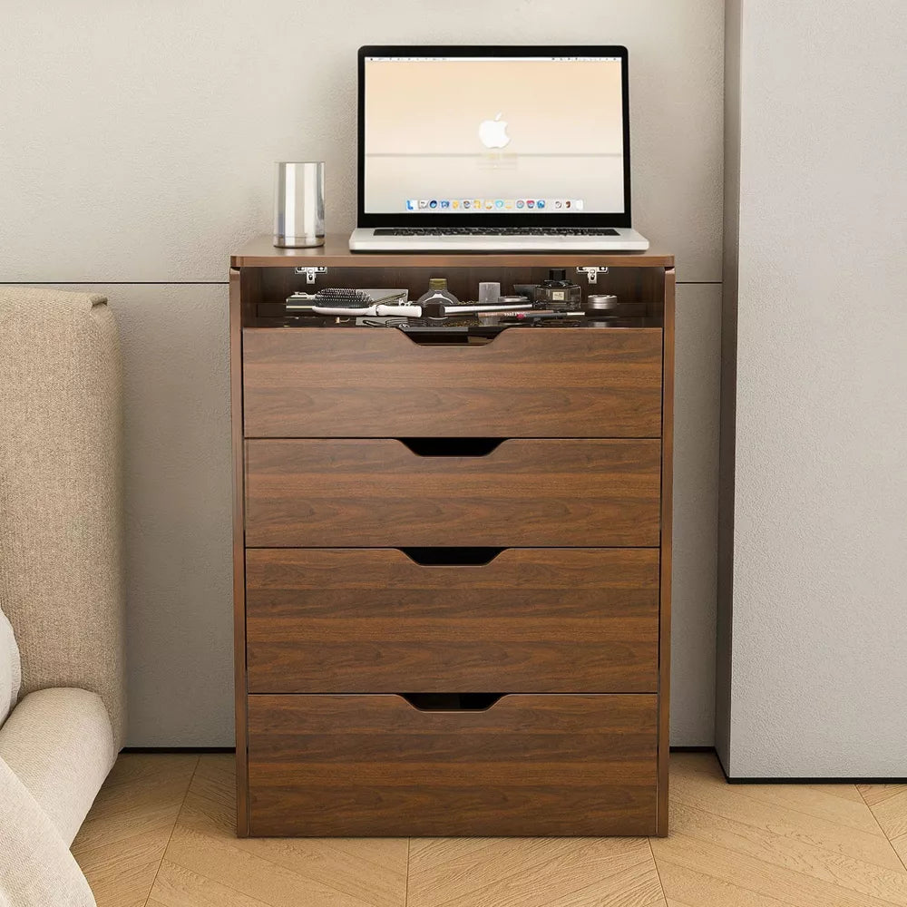 3-in-1 Makeup Vanity Oak