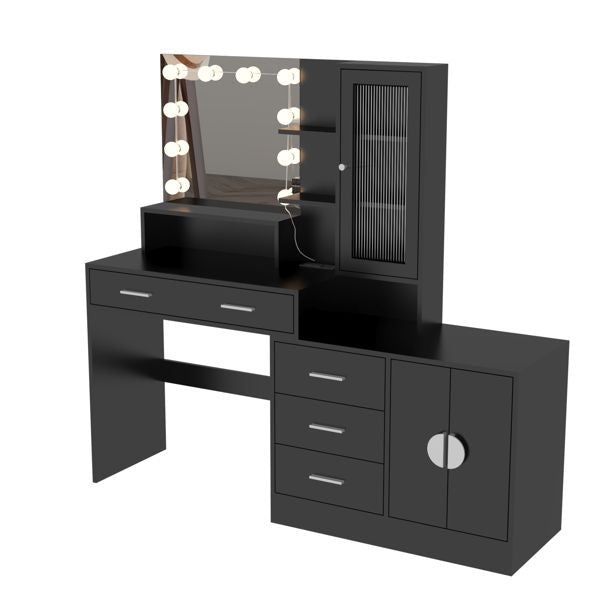 Makeup Vanity Desk with Charging Station